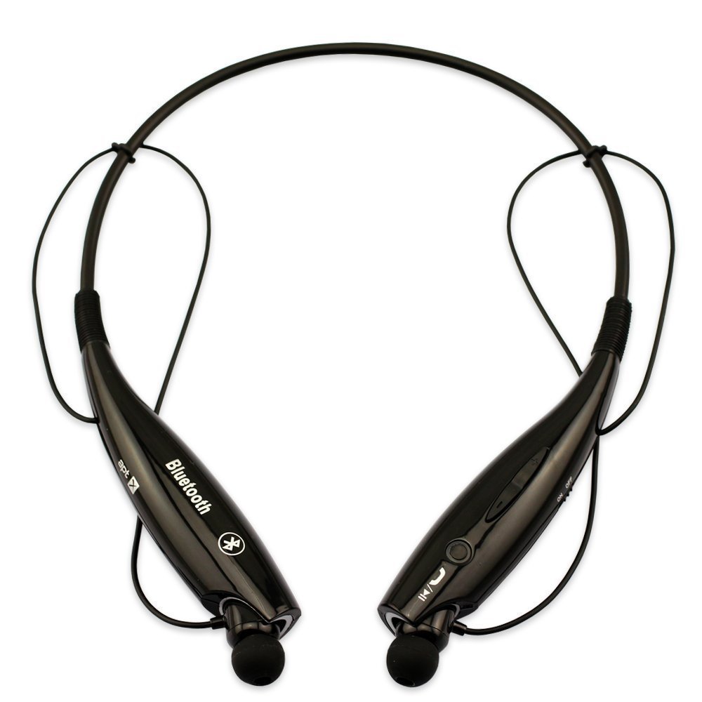 HV-800 Wireless Neckband Headset – Bluetooth v4.0 with Memory Flex (Black) – All Computer Services